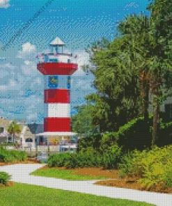 Harbour Town Lighthouse Diamond Painting