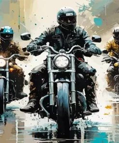Harley Davidson Drivers Diamond Painting