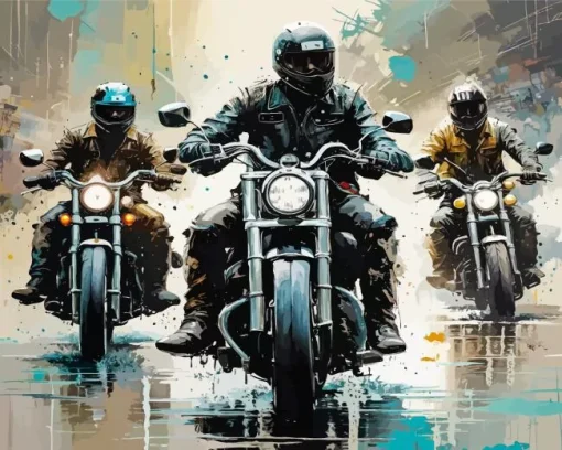 Harley Davidson Drivers Diamond Painting