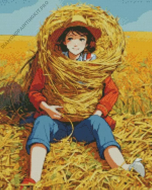Harvest Girl Diamond Painting