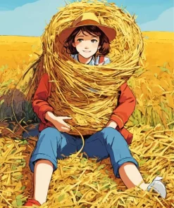 Harvest Girl Diamond Painting