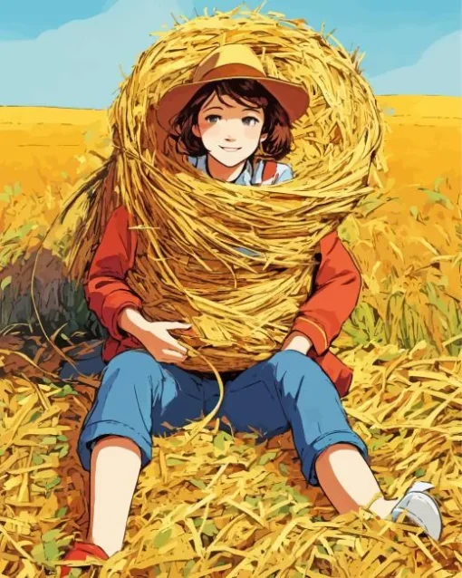 Harvest Girl Diamond Painting