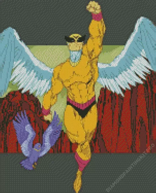Harvey Birdman Diamond Painting