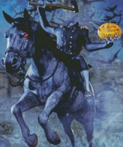 Headless Horseman Diamond Painting