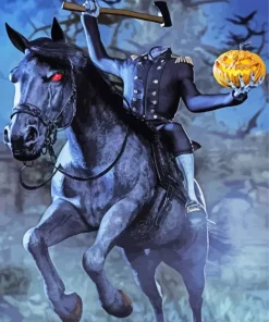 Headless Horseman Diamond Painting