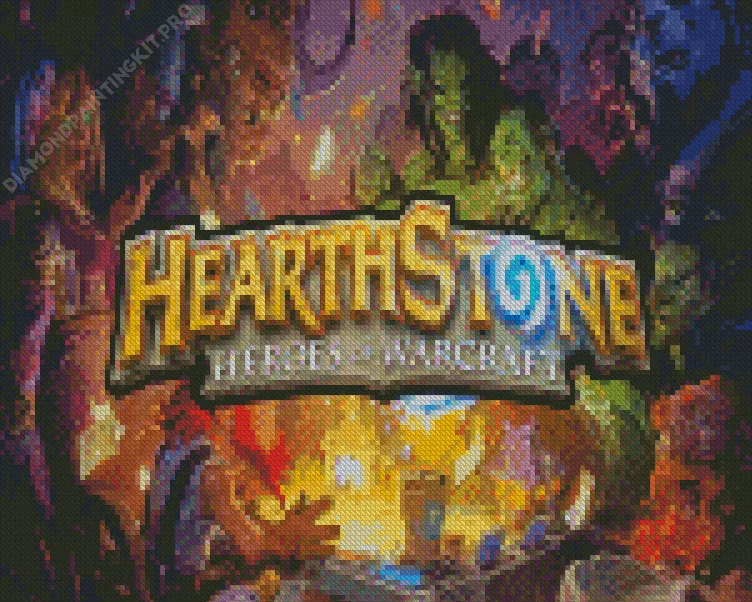 hearthstone game Diamond By Numbers Hearthstone Game Diamond Painting