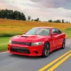 Hellcat Charger Red Diamond Painting