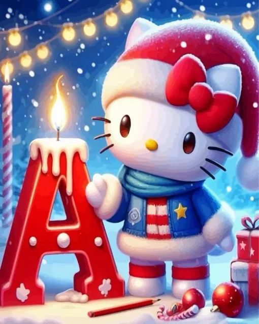 Hello Kitty Art Diamond Painting