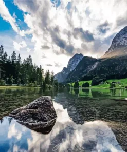 Hintersee Lake Diamond Painting