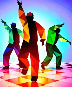 Hip Hop Dancers Diamond Painting