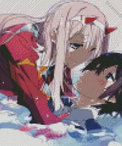 Hiro And Zero Two Diamond Painting