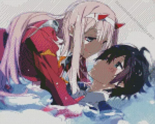 Hiro And Zero Two Diamond Painting