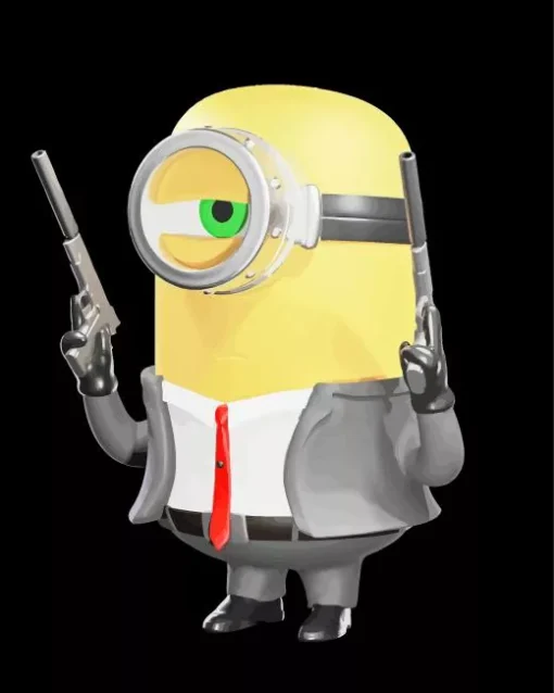 Hitman Minion Diamond Painting