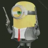Hitman Minion Diamond Painting