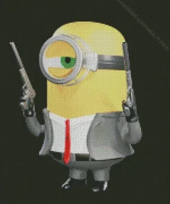 Hitman Minion Diamond Painting