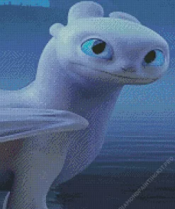 How To Train Your Dragon Light Fury Diamond Painting