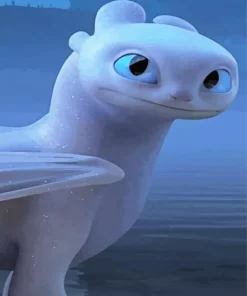 How To Train Your Dragon Light Fury Diamond Painting