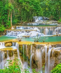 Huay Mae Khamin Waterfall Diamond Painting
