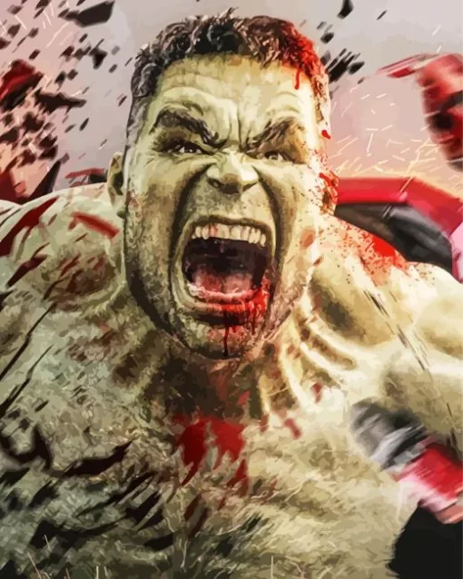 Hulk Screaming Diamond Painting