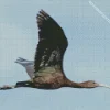 Ibis Bird Flying Diamond Painting