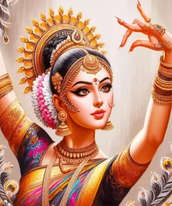 Indian Dancer Art Diamond Painting