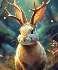 Jackalope Art Diamond Painting