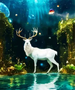 Magical Guardian Deer Diamond Painting