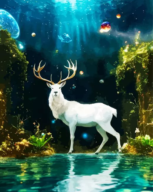 magical guardian deer Diamond Paints Magical Guardian Deer Diamond Painting