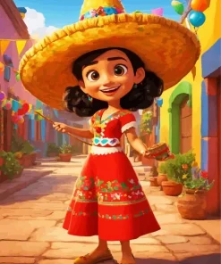 Mexican Girl Diamond Painting