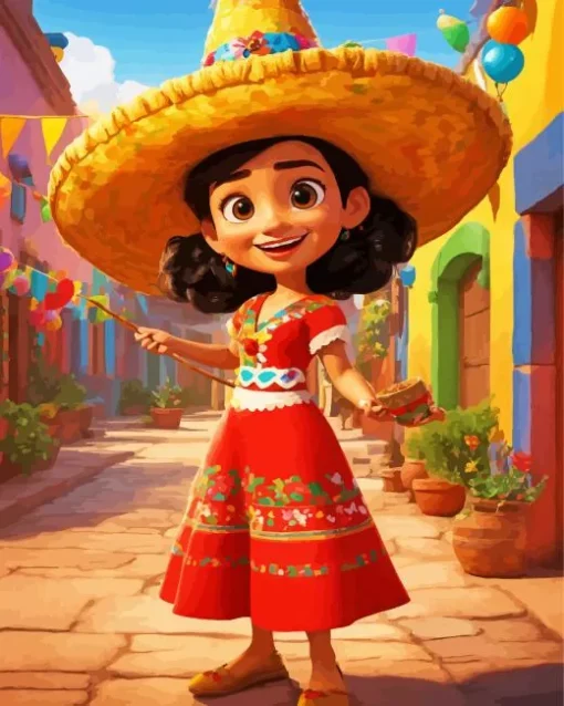 Mexican Girl Diamond Painting
