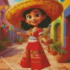 Mexican Girl Diamond Painting
