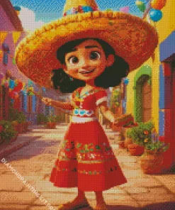 Mexican Girl Diamond Painting