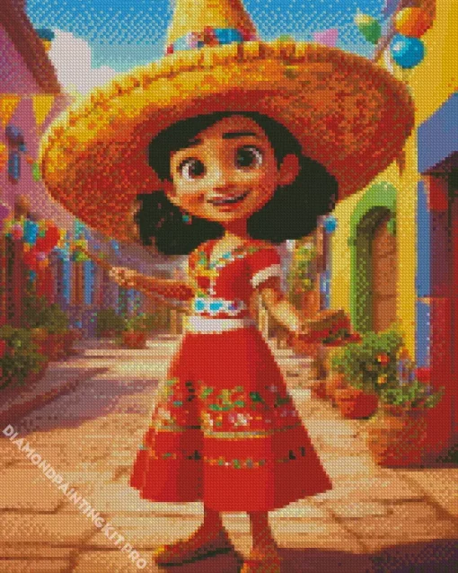 Mexican Girl Diamond Painting