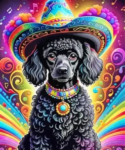 Mexican Poodle Diamond Painting