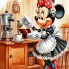 Minnie Mouse Maid Diamond Painting