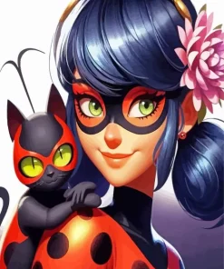 Miraculous Ladybug And Cat Diamond Painting