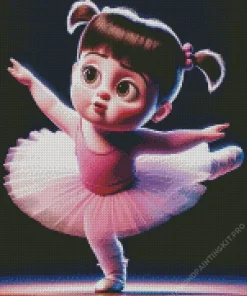 Monster University Boo Ballerina Diamond Painting