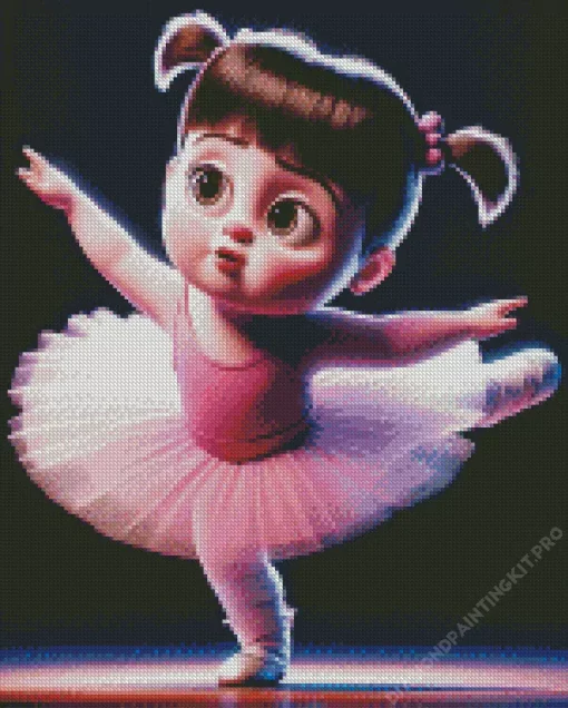Monster University Boo Ballerina Diamond Painting