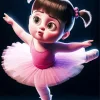 Monster University Boo Ballerina Diamond Painting