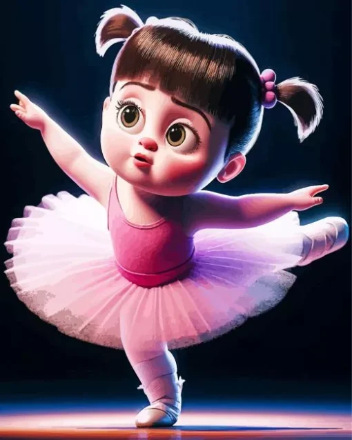 Monster University Boo Ballerina Diamond Painting