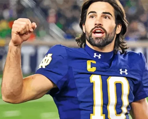 Notre Dame Football Player Diamond Painting