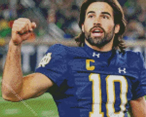 Notre Dame Football Player Diamond Painting