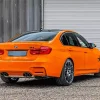 Orange Bmw Lava Diamond Painting