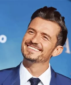 Orlando Bloom Smiling Diamond Painting