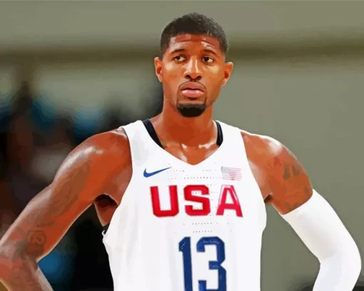 Paul George Diamond Painting