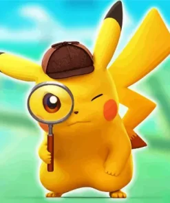 Pokemon Detective Pikachu Diamond Painting
