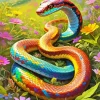 Rainbow Snake Diamond Painting