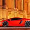 Red Lamborghini Diamond Painting