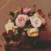 Roses And Clematis By Henri Latour Diamond Painting