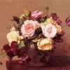 Roses And Clematis By Henri Latour Diamond Painting